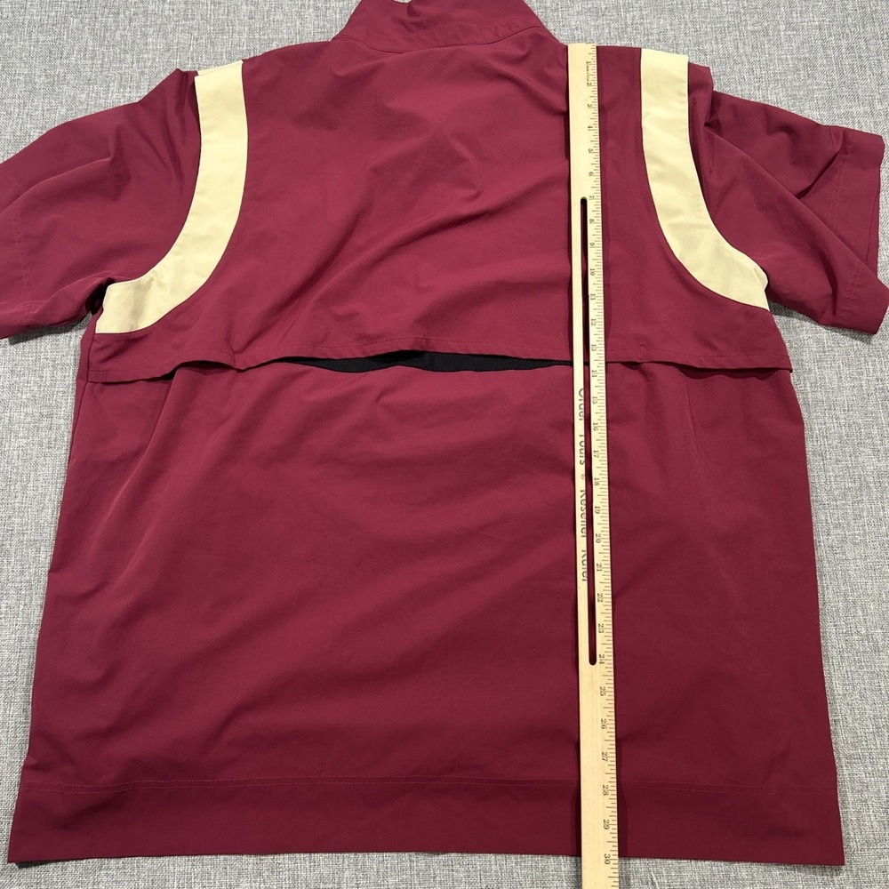 Florida State Men's 2XL Nike Coach Lightweight Short Sleeve Jacket FSU DC6328 - Picture 13 of 15